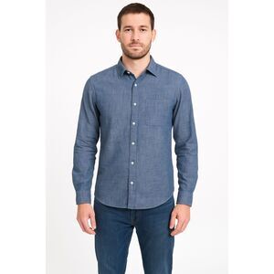 Ben Sherman Mens tailored slim fit button up top Size 16.5 34-35 casual preppy